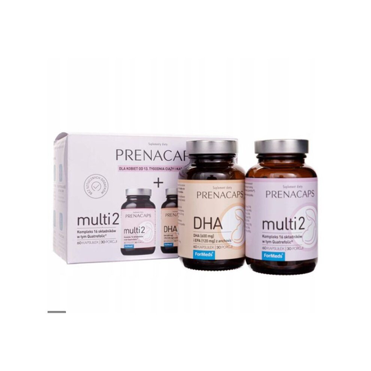 ForMeds Prenacaps Multi 2, 60 capsules + DHA, Pregnancy vitamins
