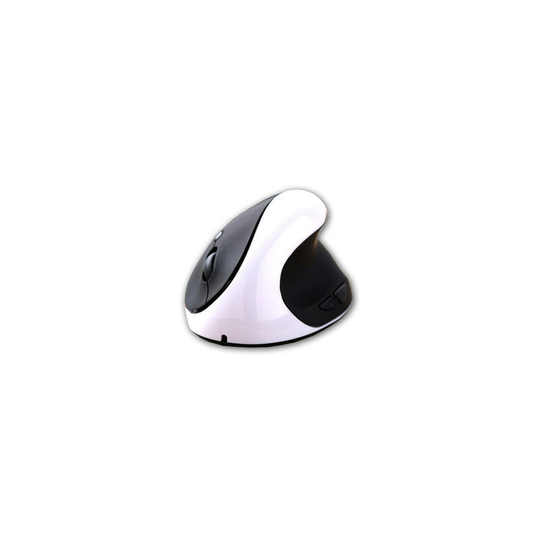 Vertical Mouse, AURTEC Rechargeable 2.4G Wireless Ergonomic Mouse with USB Receiver, 6 Buttons and 3 Adjustable DPI 800/1200/1600, White