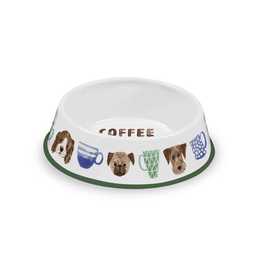 Melba Coffee And Dogs Pet Bowl
