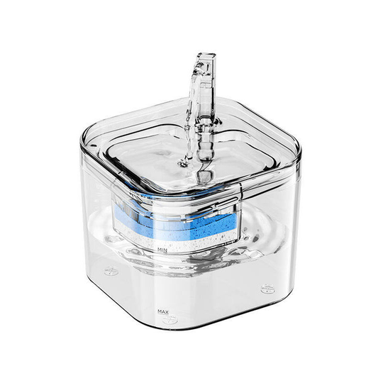 Automatic Cat and Dog Water Fountain with Sensor, Transparent Water Dispenser for Cats Pets, Ultra Quiet Electric,