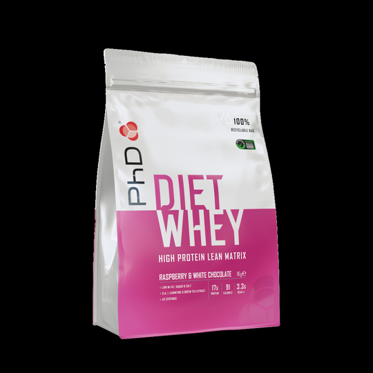 (White Chocolate Raspberry) PhD Nutrition Diet Whey Protein 1kg