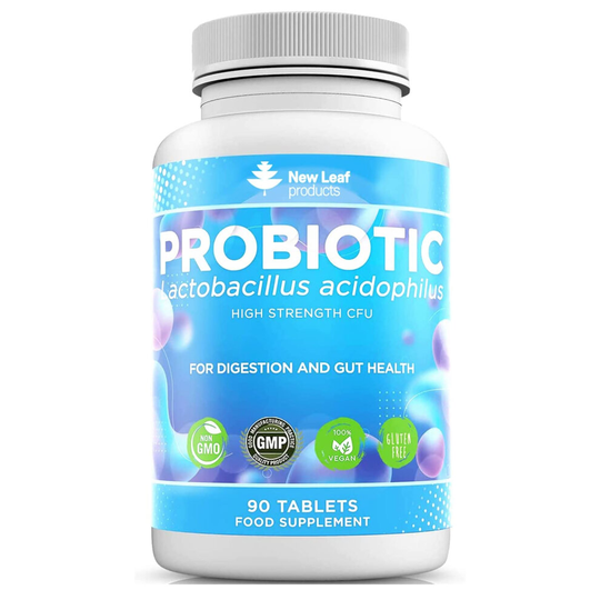Probiotic Supplements Acidophilus Tablets Digestive & Gut Health