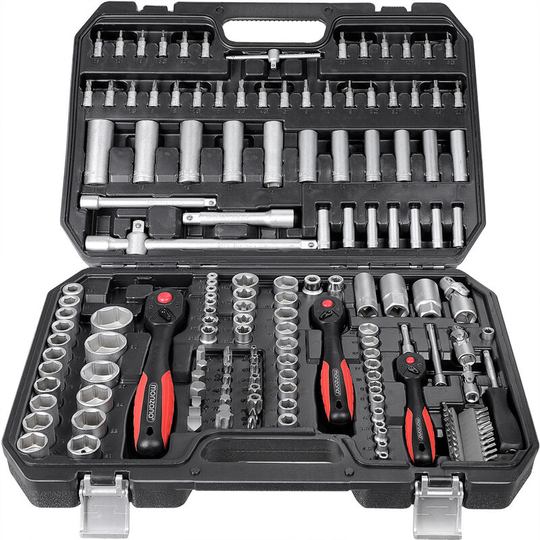 Monzana - Tool Kit Set Box Spanner Screwdriver Tools Case Ratchet Torx Socket Wrenches new 192 teiliges Werkzeugset (de)
