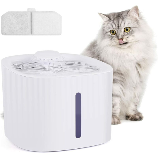 Benobby Kids - Cat Drinking Fountain,3L Cats and Dogs Fountain with Water Level Window,Organic Filter Dispenser Silent Pet Water Fountain,for Dogs