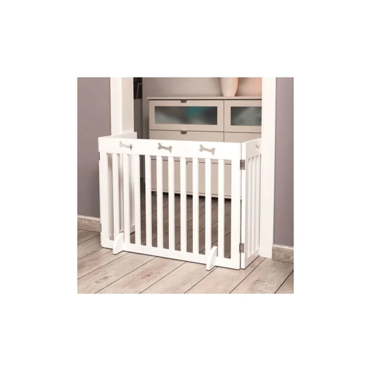 Trixie Dog Barrier 3-part MDF 82-124cm White