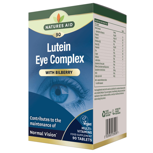 Natures Aid Lutein Eye Complex 90 Tablets