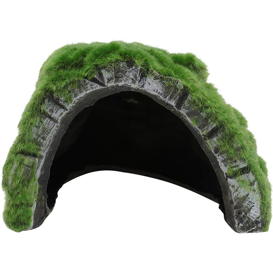 Reptile Habitat Cave Rock Resin Den Fish Tank Decoration for Lizards Frogs Turtles Frogs Snakes