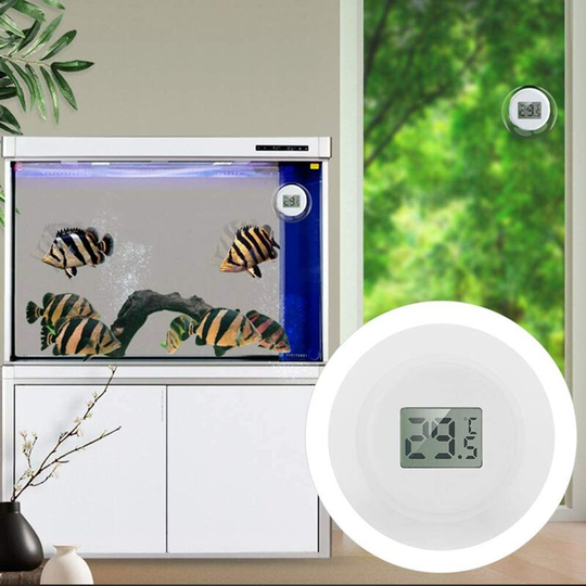 Thsinde - Aquarium Thermometer Waterproof lcd Digital Thermometer Underwater Temperature Monitor Fish Tank Underwater Thermometer with Suction Cup