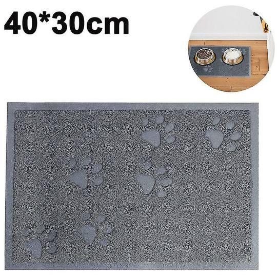 Cat Feeding Mat Compatible with Food Bowl and Water Bowl - Machine Washable, Waterproof, Eco-Friendly, Non-Slip, Geis
