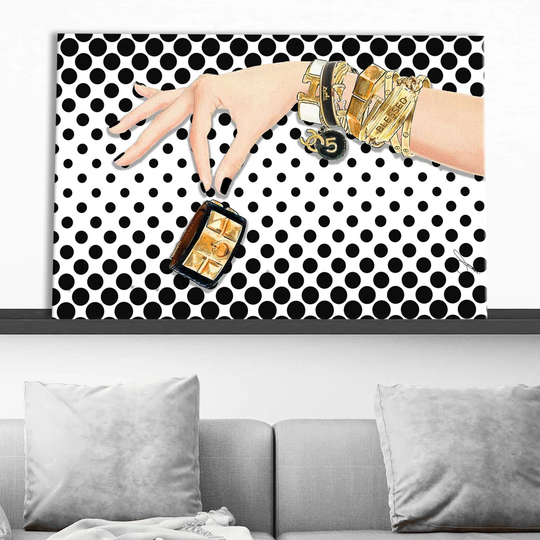 More or Less No2 by Jodi - Wrapped Canvas Graphic Art