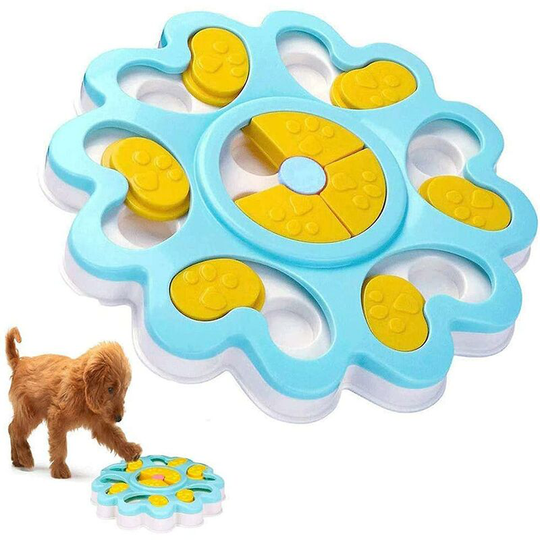 Thsinde - Dog Puzzle Feeder Toy,puppy Treat Dispenser Puzzle Slow Feeder Dog Toy,dog Training Games Feeder With Non-slip, Improve Iq Puzzle Bowl For