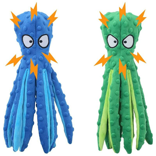 2pcs 32cm Squeaky Dog Toy, Indestructible Plush Dog Toy, Squeaky Toy for Puppy, Interactive Dog Toy