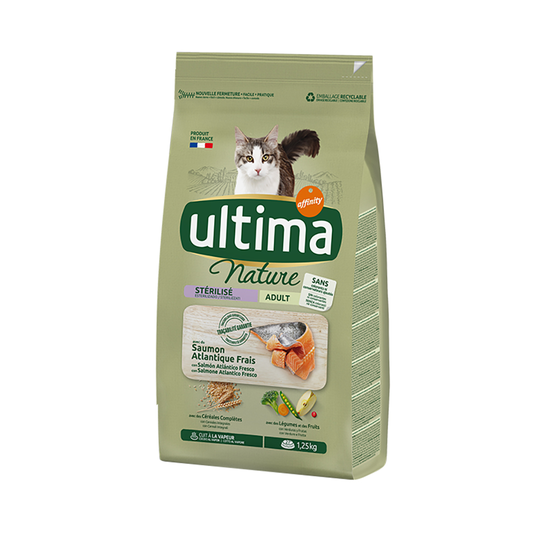 Ultima Nature Sterilised - Salmon - Economy Pack: 4 x 1.25kg