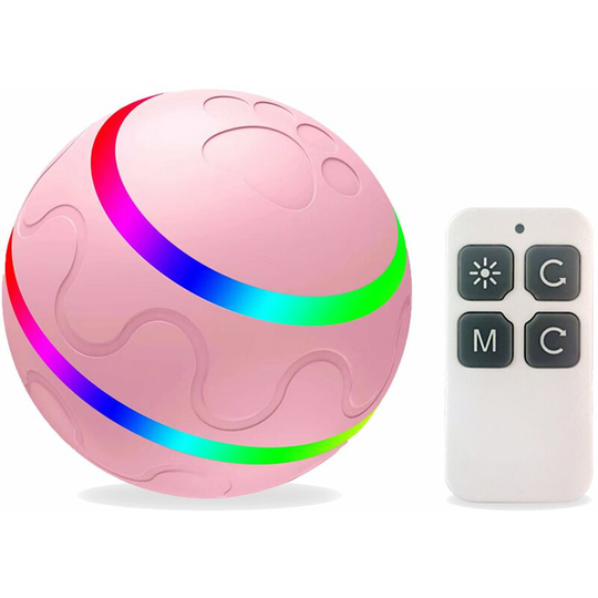 Lifcausal - Interactive Dog/Cats Ball Toys,Durable Motion Activated Automatic Rolling Ball Toys for Puppy/Small/Medium Dogs, Dog/Cat Ball Toy usb