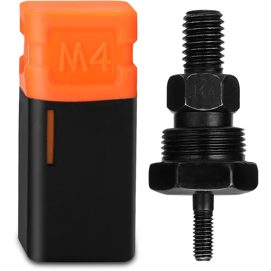 Riveter Machine Accessory Threaded Mandrel Rivet Nut Tool Adapter Pull Rod Riveter Replacement Riveting Heads, M4 - M4