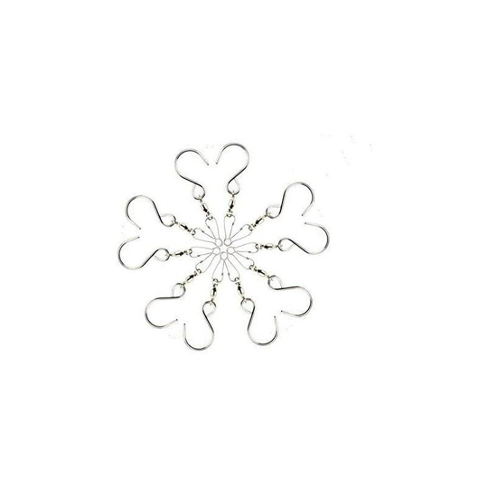 Set of 10 Swivel Hooks, Bird Feeder Hanger, Wind Chimes Hanger, Plant Hanger Extensions