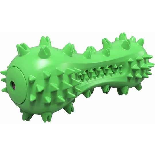 Can clean dog toys, dog toothbrushes, solid rubber chewing toys for small and medium dogs, green
