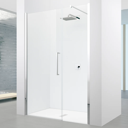 Young Semi-Frameless Tempered Glass Pivot Shower Door