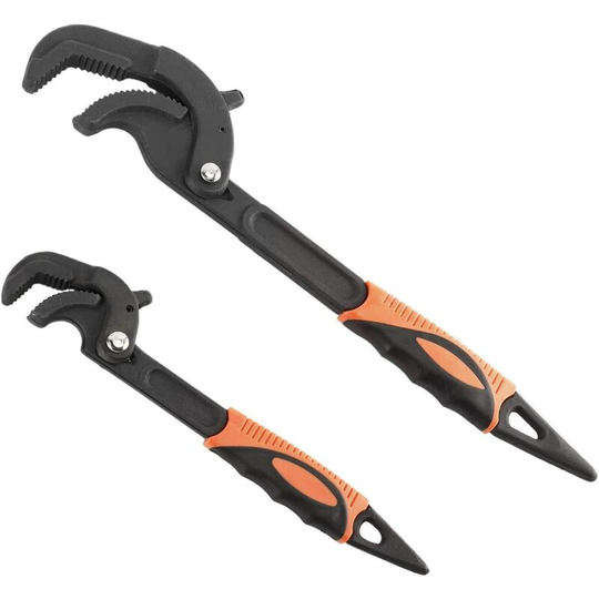 Lot of 2 multifunctional dynamometric keys for water hose and nut (capacity: 1.5 to 3 cm and 3 to 6 cm)