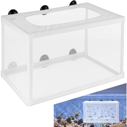 Pesce - Breeding Box Floating Spawning Box Breeding Tanks Aquarium Fish Incubator Fish Tank Insulation Mesh Fish Breeding Box for All Types of