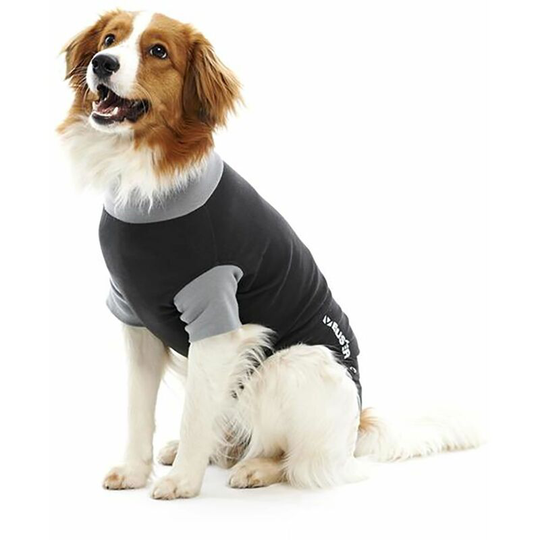 Buster&kruuse - Buster Body Suit For Dogs Black/Grey - Medium - 273972