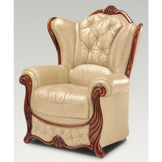 Idaho Armchair Genuine Italian Leather Nut Sofa Settee Offer