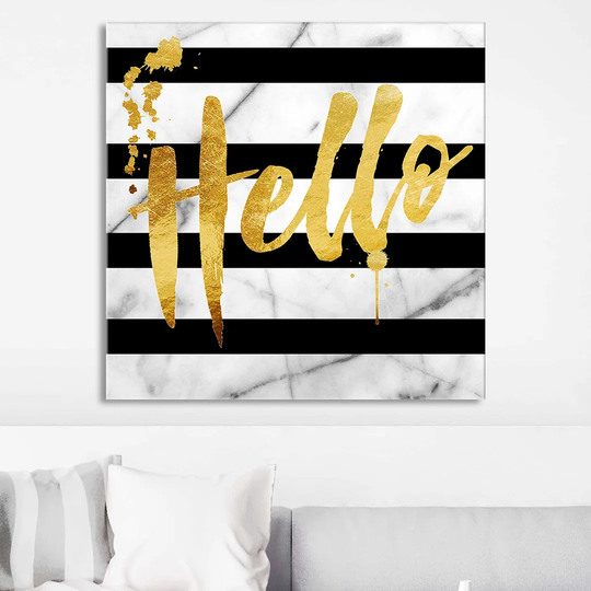 Hello by Jodi - Wrapped Canvas Painting