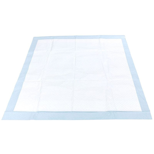 3 Layer Puppy Training Pads (Pack of 100) (56cm x 56cm) (White/Blue) - White/Blue - Good Boy