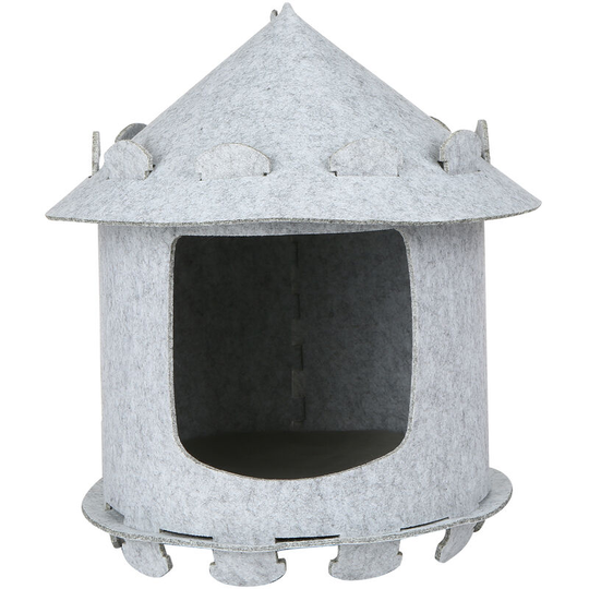 Cat Bed Cat House Cat Shelter with Removable Cushion for Cats and Kittens Weight less than 7.5kg Easy to Assemble