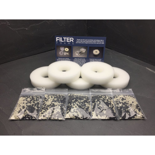 5 x BiORB COMPATIBLE FILTER SERVICE KIT REFILL LIFE BI ORB REPLACEMENT