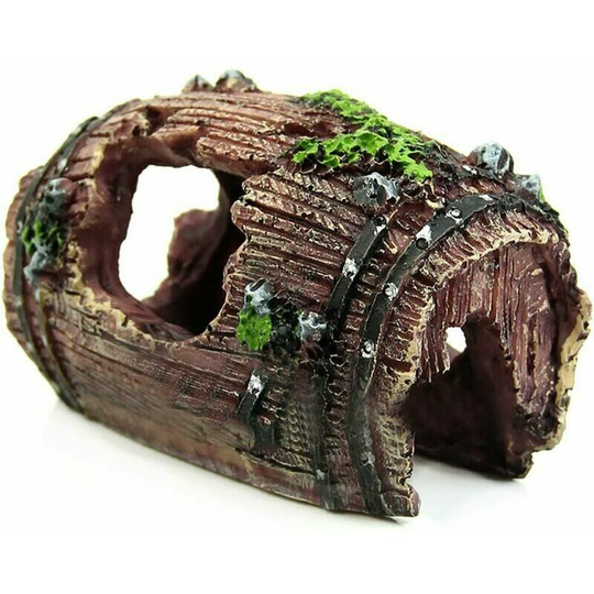 Non -toxic fish tank resin broken ornament barrel cellar decoration, decoration,