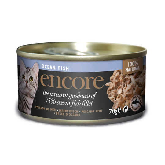 Encore Cat Tin Saver Pack 48 x 70g - Ocean Fish