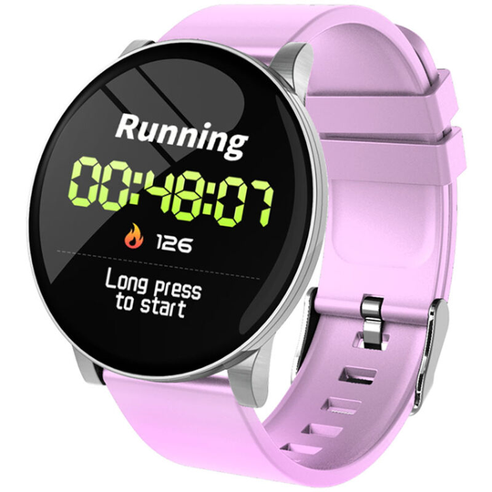 Asupermall - W8 Portable Intelligent Sports Bracelet Multi-Function Waterproof Heart Rate Sleeping Monitoring Step Count Male/Female