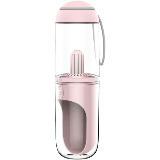 Pet Water Bottle, Portable Water Dispenser for Dogs, Lightweight Pet Water Bottle(Pink)