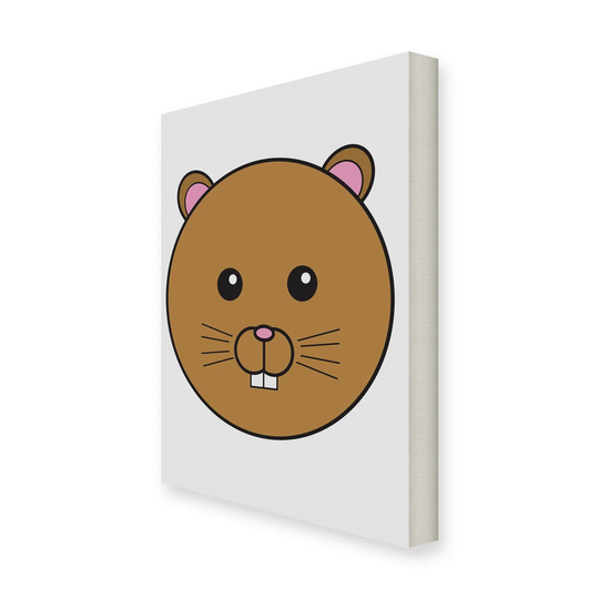 Animaru Hamster Graphic Art on Canvas