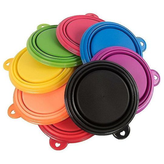 350ml/1000ml 1pc Collapsible Dog Bowls For Travel Dog Portable Water Bowl For Dogs Dish For Camping Pet Cat Food Bowls - Flkwoh