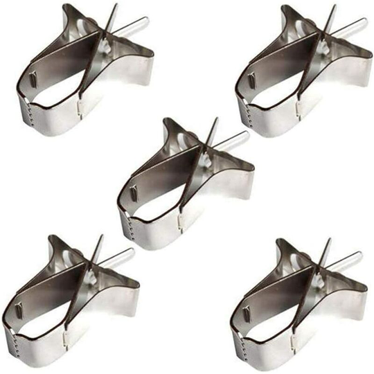 5 Pieces Bird Cage Clamp Feeder Food Holder Parrot Small Animal Fruit Vegetable Holder for Bird Hamster Cockatiel Parrot