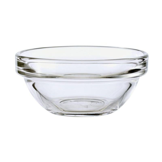 Glass Stacking Multi-Purpose Bowl (9 x 4 x 9cm) (Clear) - Clear - Luminarc