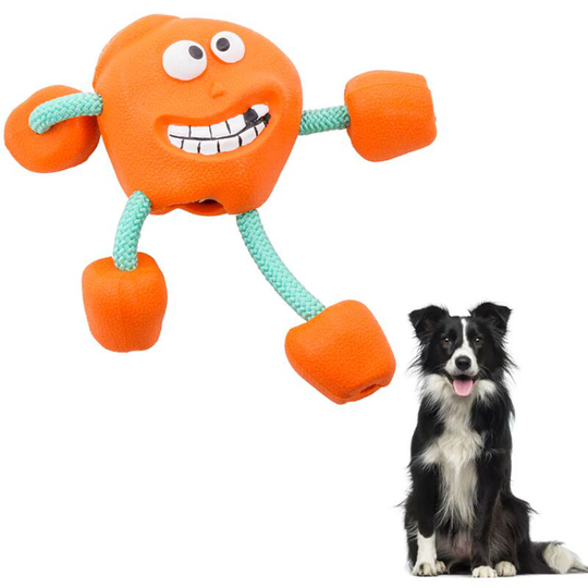 Molar toys for pets, rubber ball toys, vocal molar, bite resistant and leaks, relieve boredom, dog training toys-