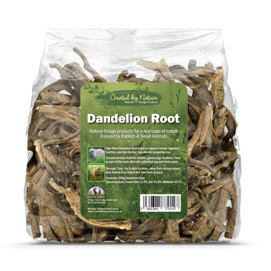 (2 Bags) Dandelion Root for Rabbits, Guinea Pigs & Others