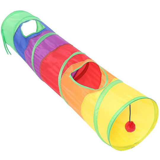 Cat Tunnel Pet Tube Collapsible Play Toy Indoor Outdoor Toys