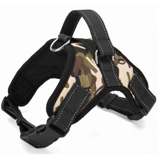 Pet traction-free dog carrier breathable, adjustable comfort, including small, medium and large dogs, most suitable for training walks, M-type