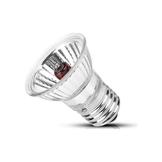 Durable Reptile Heat Lamp No Infrared Light Animal Heating Lamp Lizard/Chick/Snake/Hamster,220V 75W, silver, 5pcs