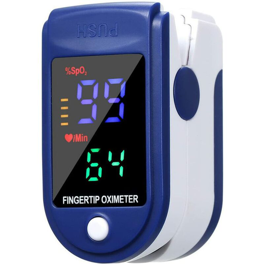 Fingertip Pulse Oximeter Blood Oxygen Saturation and Heart Rate Monitor with Lanyard Two Way oled Display Digital SpO2 Monitor Detection Mini Pulse