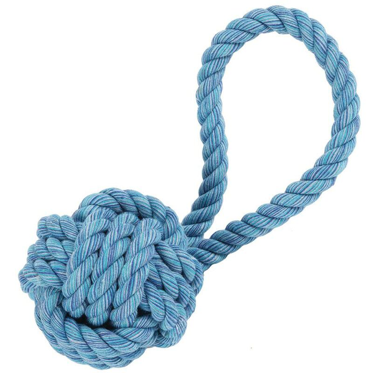 Happy Pet Products - Happy Pet Ball Tugger Dog Toy (One Size) (May Vary) - May Vary