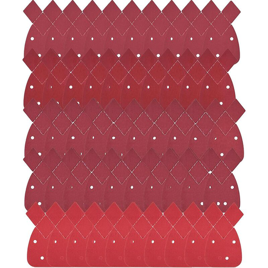 50 Pack Mouse Detail Sanding Sheets Sandpaper Replacement, Hook and Loop All Grades 40, 60, 80, 120, 240, Grits to Fit with All Mouse Sanders, can be