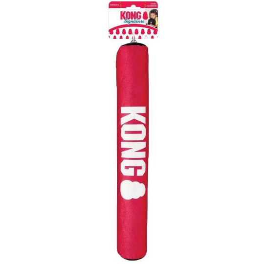 Signature Dog Squeak Toy (xl) (Red/White) - Red/White - Kong