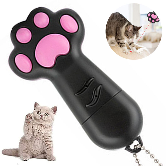 Indoor Cats Interactive cat/Dog Toys, led Projection, pet Training Supplies,Gifts for Children, black