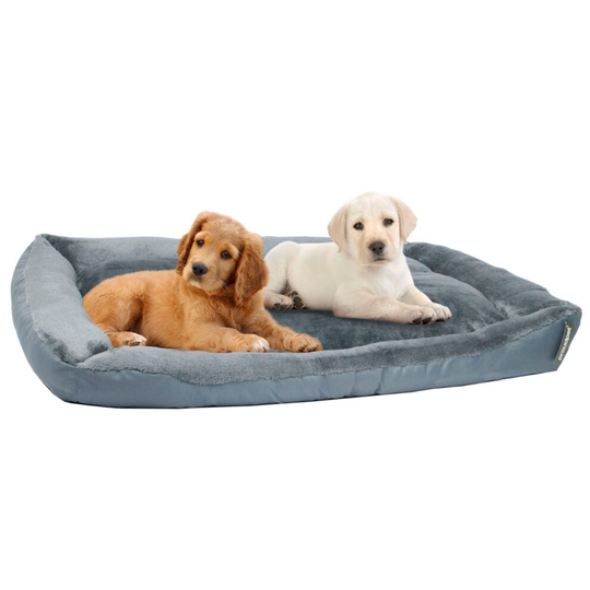 (3XL) Large SOFT PET BED Dog Cat Puppy Kitten Padded Sofa Sleeping Grey Floor Mat