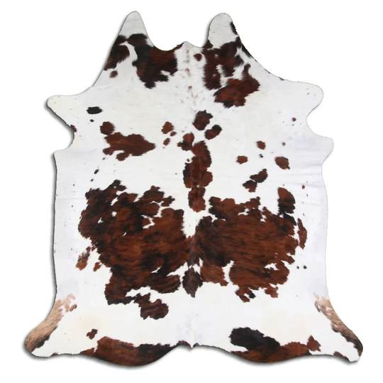 Correa Cowhide Cowhide Brown/White Rug